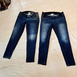 Isabel Maternity Skinny & Flare Side Panel Below Belly Size 4